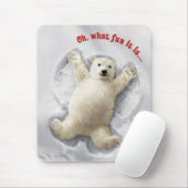 Echt Big Snow Angel Muismat (Met muis)