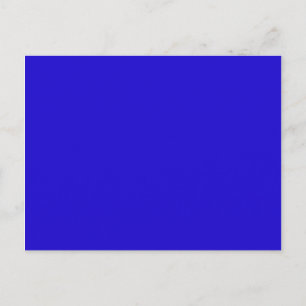 Echt blauw briefkaart