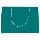 Echt Blauwgroen Groot Cadeauzakje (Voorkant)