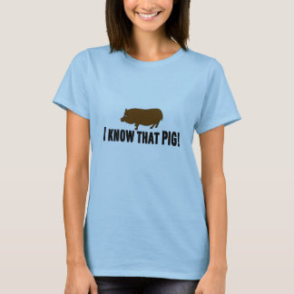 Echt bloed "Ik weet dat varken" T-shirt