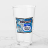 Echt Cool American Paratrooper Flag Glas (Voorkant)