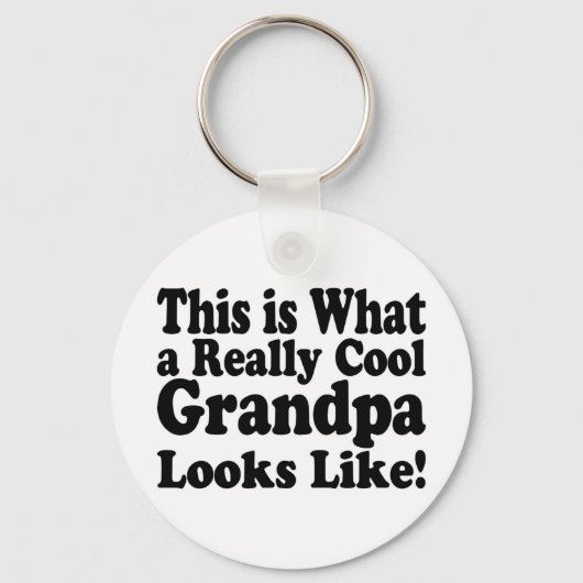 Echt Coole Opa Sleutelhanger (Voorkant)