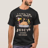 Echt Crisp Sappig Grappig Turkije Custom Thanksgiv T-shirt (Voorkant)