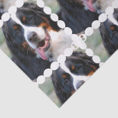 Echt Cute Bernese Mountain Dog Tissuepapier (Detail)