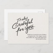 Echt dankbaar voor jou briefkaart (Voorkant / Achterkant)