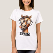 Echt Domme Paard T-shirt (Voorkant)