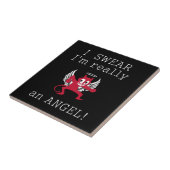 Echt een Angel-tegel Tegeltje (Zijkant)