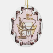 Echt een coole verpleegkundige keramisch ornament (Rechts)