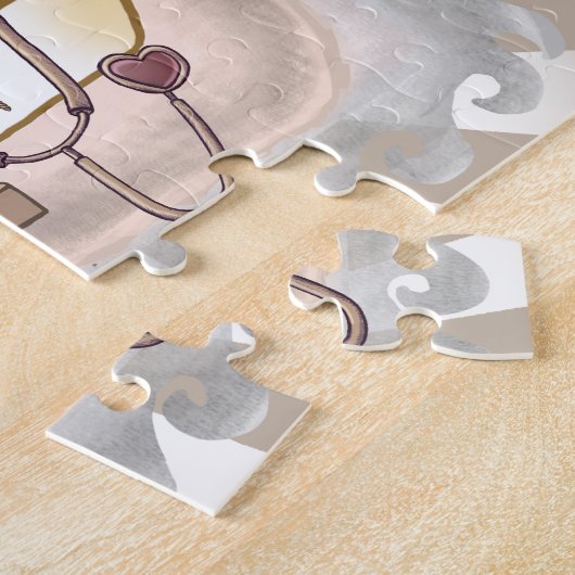 Echt een coole verpleegkundige legpuzzel (Zijkant)