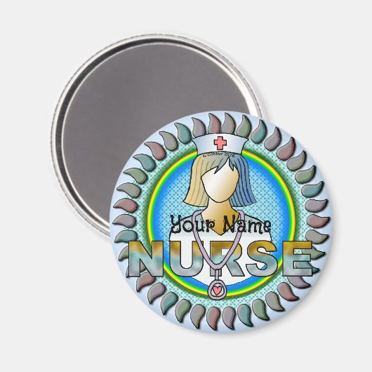 Echt een coole verpleegster magneet (Voorkant / Achterkant)