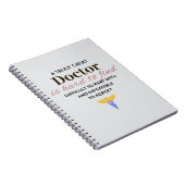 Echt een geweldige dokter - waardering notitieboek (Rechterzijde)