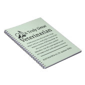 Echt een goede dierenarts notitieboek (Rechterzijde)