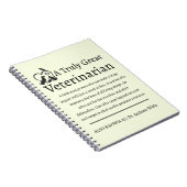 Echt een goede dierenarts notitieboek (Rechterzijde)