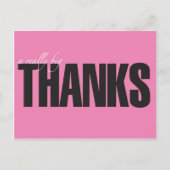 Echt een groot Bedankt Briefkaart (Voorkant)