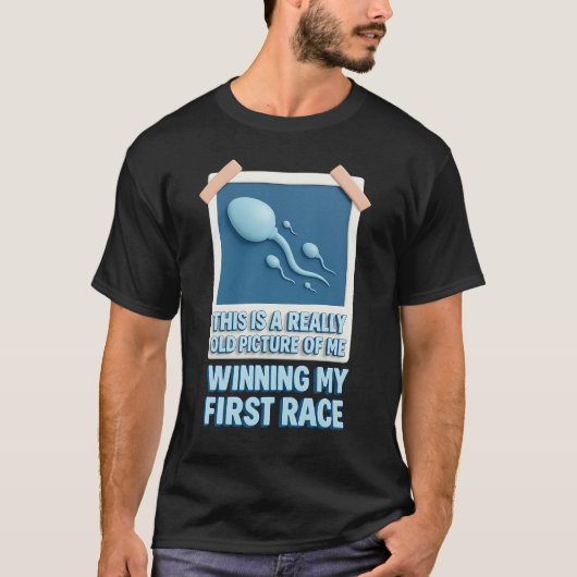 Echt een oud Afbeelding dat ik mijn eerste race ga T-shirt (Voorkant)