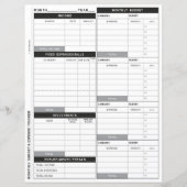 Echt eenvoudige begroting, kosten en investeringst (Voorkant)