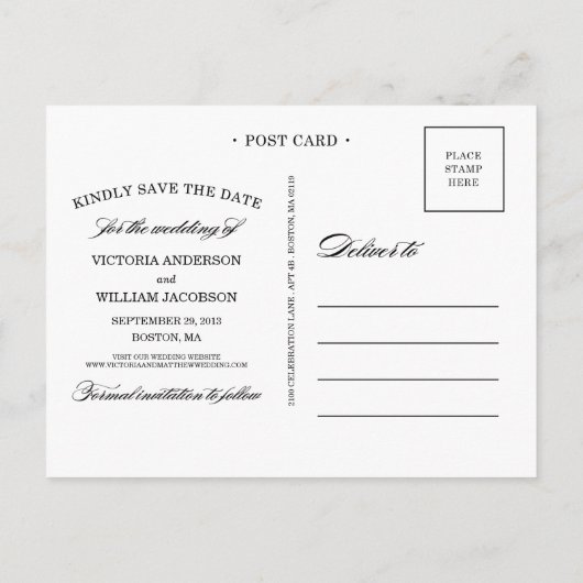 ECHT ELEGANT | SLA DE DATUM VAN AANKONDIGING OP (Achterkant)