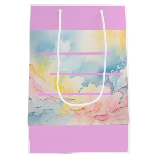 Echt elegante geschenktas medium cadeauzakje (Achterkant)