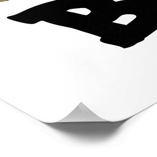 Echt enorm groot Bulldozer-Poster Poster (Hoek)