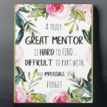 Echt fantastische offerte voor mentor-cadeaumentor fotoplaat<br><div class="desc">Erg geweldige mentor Gift Mentor Appreciation Quote Kantoor decor - geweldige prijsopgave - art prints op verschillende materialen. Een geweldig cadeauidee om je huis op te helderen. Koop ook dit kunstwerk op telefoonzaken, kleding, mokken, kussens en meer. Poster en kunst Afdrukken op kleding en voor uw muur - verschillende achtergronden...</div>