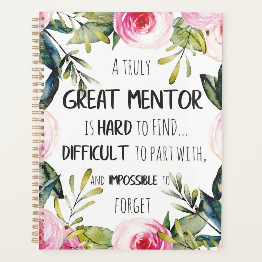 Echt fantastische offerte voor mentor-cadeaumentor planner (Voorkant)