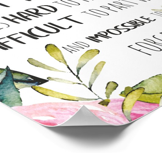 Echt fantastische offerte voor mentor-cadeaumentor poster (Hoek)