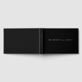 *ECHT FOLIE* Modern Minimalistische Aangepaste Tek Gastenboek (Volledig)