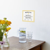ECHT FOLIE Replica Middelbare School Diploma Afdrukken (Laag (Keuken))