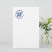Echt geluk Nova Scotia Duck Tolling Briefpapier (Staand voorkant)