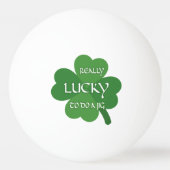 Echt geluk om een jig te doen pingpongbal (Achterkant)