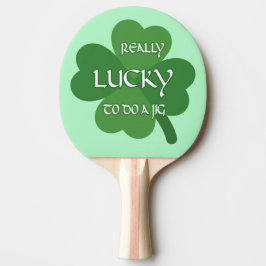 Echt geluk om een jig te doen tafeltennisbatje