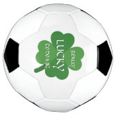 Echt geluk om een jig te doen voetbal (Gedraaid)