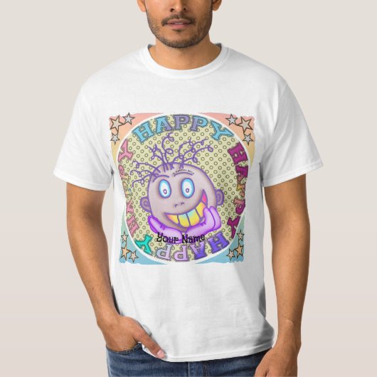 Echt Gelukkig Gezicht T-shirt (Voorkant)