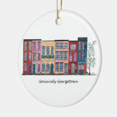 Echt Georgetown Keramisch Ornament (Links)