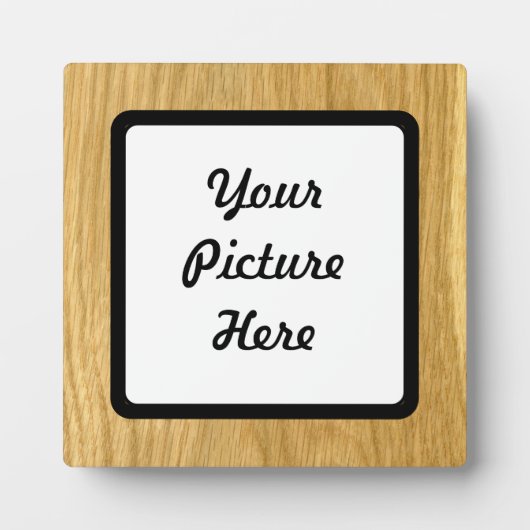 Echt gescand eiken fineer met kroonlijst fotoplaat (Voorkant)