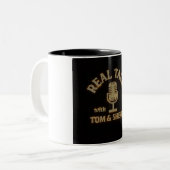 Echt gesprek met Tom & Sherry Podcast Coffee Mok (Voorkant links)