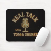 Echt gesprek met Tom & Sherry Podcast Muismat (Met muis)
