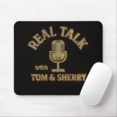 Echt gesprek met Tom & Sherry Podcast Muismat (Met muis)