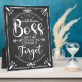 Echt geweldig baas bedankt voor je plaquette fotoplaat (Zijkant)