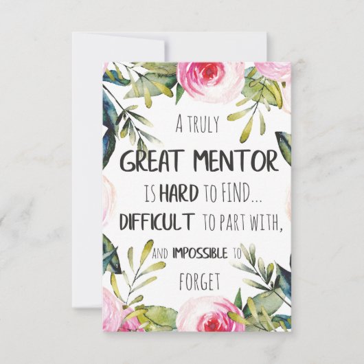 Echt geweldig mentor Cadeau Mentor Waarderingscita (Voorkant)