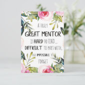 Echt geweldig mentor Cadeau Mentor Waarderingscita (Staand voorkant)