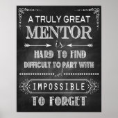 Echt geweldig Mentor Poster (Voorkant)
