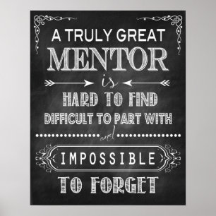 Echt geweldig Mentor Poster