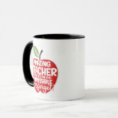 Echt Geweldige Leraar Dank Je Theemok – Apple Teac Mok (Voorkant links)