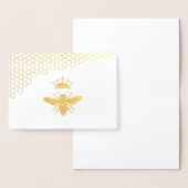 ECHT goud folie koningin bij Folie Kaarten (Display)