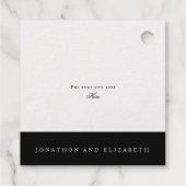 Echt goud folie Modern Schrift Bedankt Bedankjes Labels (Achterkant)