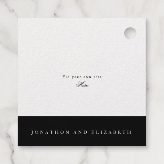 Echt goud folie Modern Schrift Bedankt Bedankjes Labels (Achterkant)