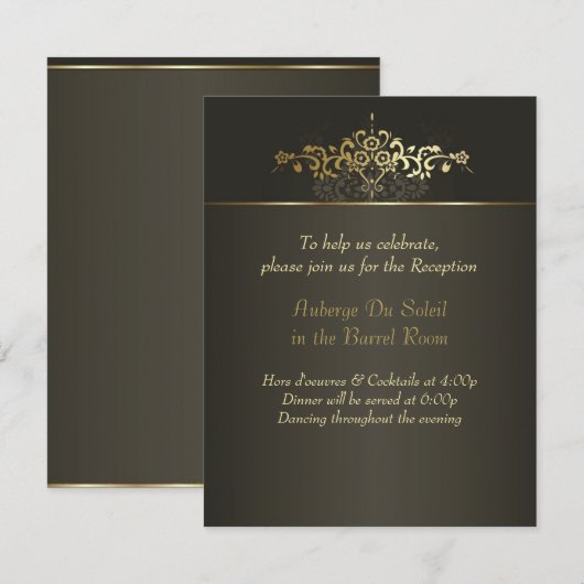 Echt Goud Kaart (Voorkant / Achterkant)