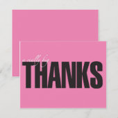 Echt grote Bedankt (Voorkant / Achterkant)