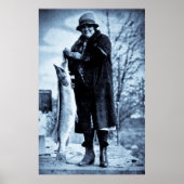 Echt grote flapper Vist forel Poster (Voorkant)